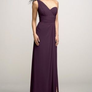 Watters & Watters Plum Bridesmaid Dress Size 10